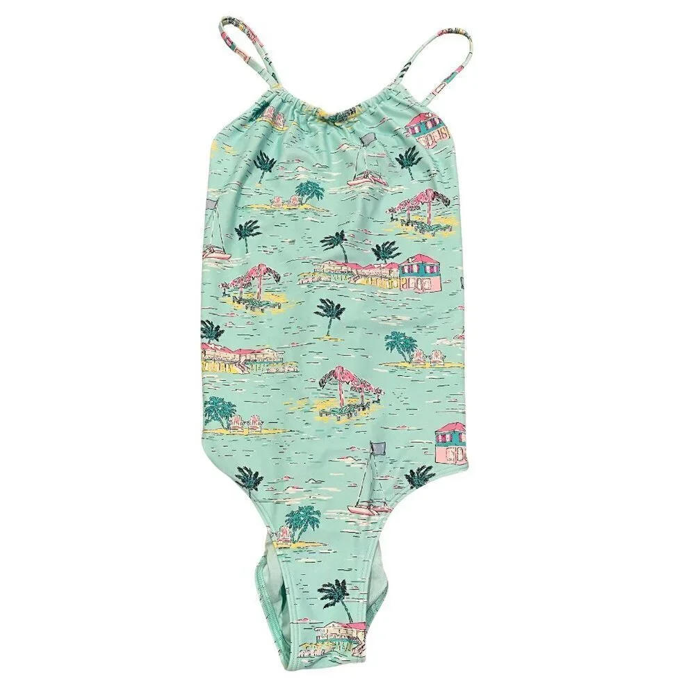 Vineyard Vines Girl's Beach Theme One Piece Swimsuit